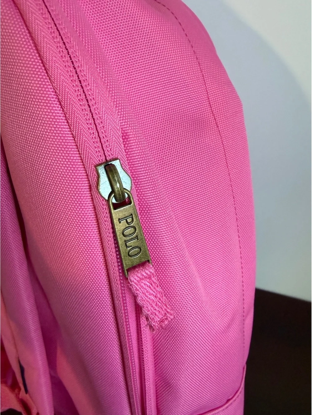 Polo Ralph Lauren Pink Baja Backpack Bear Embroidered NWT
